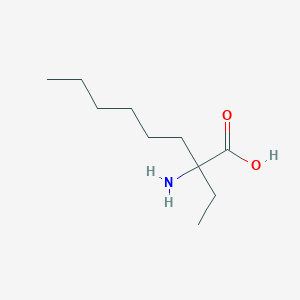 molecular formula C10H21NO2 B047372 2-Amino-2-ethyloctanoic acid CAS No. 114781-07-6