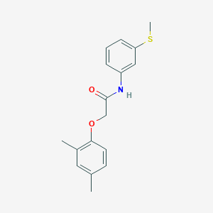 2-(2,4-dimethylphenoxy)-N-[3-(methylsulfanyl)phenyl]acetamide