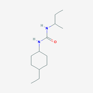 molecular formula C13H26N2O B4737395 N-(sec-butyl)-N'-(4-ethylcyclohexyl)urea 