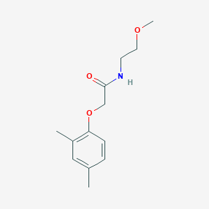 molecular formula C13H19NO3 B4737766 2-(2,4-dimethylphenoxy)-N-(2-methoxyethyl)acetamide 