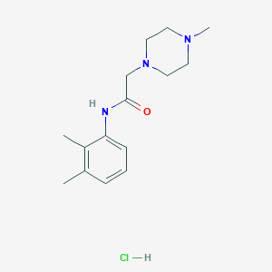 molecular formula C15H24ClN3O B4738057 N-(2,3-dimethylphenyl)-2-(4-methylpiperazin-1-yl)acetamide hydrochloride 