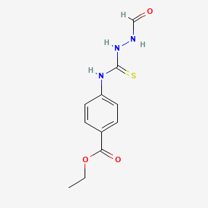 ethyl 4-{[(2-formylhydrazino)carbonothioyl]amino}benzoate