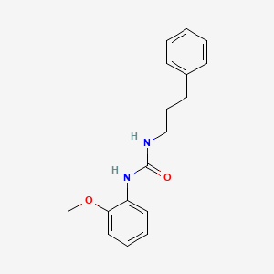 molecular formula C17H20N2O2 B4738337 N-(2-methoxyphenyl)-N'-(3-phenylpropyl)urea 