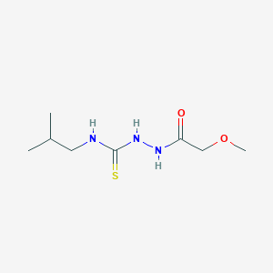 N-isobutyl-2-(methoxyacetyl)hydrazinecarbothioamide