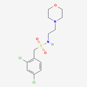 molecular formula C13H18Cl2N2O3S B4738575 1-(2,4-dichlorophenyl)-N-[2-(4-morpholinyl)ethyl]methanesulfonamide 