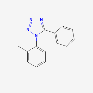 molecular formula C14H12N4 B4738616 1-(2-methylphenyl)-5-phenyl-1H-tetrazole CAS No. 5322-14-5