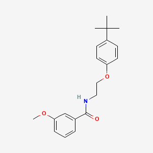 molecular formula C20H25NO3 B4738701 N-[2-(4-tert-butylphenoxy)ethyl]-3-methoxybenzamide 