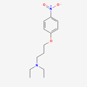 molecular formula C13H20N2O3 B4738751 N,N-diethyl-3-(4-nitrophenoxy)-1-propanamine 