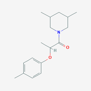 3,5-dimethyl-1-[2-(4-methylphenoxy)propanoyl]piperidine
