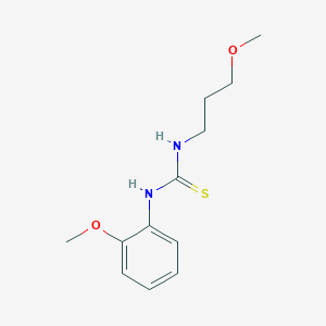 molecular formula C12H18N2O2S B4738820 N-(2-methoxyphenyl)-N'-(3-methoxypropyl)thiourea 
