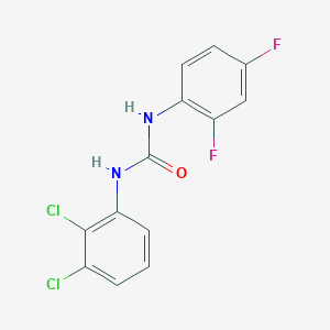 molecular formula C13H8Cl2F2N2O B4738881 N-(2,3-dichlorophenyl)-N'-(2,4-difluorophenyl)urea 
