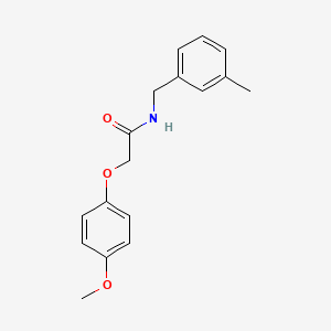 molecular formula C17H19NO3 B4739051 2-(4-methoxyphenoxy)-N-(3-methylbenzyl)acetamide 
