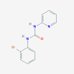 molecular formula C12H10BrN3O B4739106 N-(2-bromophenyl)-N'-2-pyridinylurea 