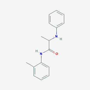 molecular formula C16H18N2O B4739402 N~1~-(2-methylphenyl)-N~2~-phenylalaninamide 