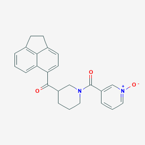 molecular formula C24H22N2O3 B4739462 1,2-dihydro-5-acenaphthylenyl{1-[(1-oxido-3-pyridinyl)carbonyl]-3-piperidinyl}methanone 