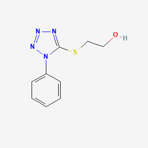 molecular formula C9H10N4OS B4739718 2-[(1-phenyl-1H-tetrazol-5-yl)thio]ethanol 