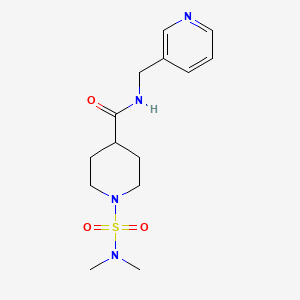 1-[(dimethylamino)sulfonyl]-N-(3-pyridinylmethyl)-4-piperidinecarboxamide