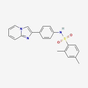 N-(4-imidazo[1,2-a]pyridin-2-ylphenyl)-2,4-dimethylbenzenesulfonamide