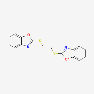 molecular formula C16H12N2O2S2 B4739920 2,2'-[1,2-ethanediylbis(thio)]bis-1,3-benzoxazole CAS No. 101291-22-9