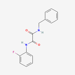 molecular formula C15H13FN2O2 B4740337 N-benzyl-N'-(2-fluorophenyl)ethanediamide CAS No. 5917-65-7