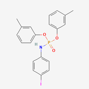 molecular formula C20H19INO3P B4740407 bis(3-methylphenyl) (4-iodophenyl)amidophosphate 