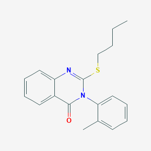 2-(butylthio)-3-(2-methylphenyl)-4(3H)-quinazolinone