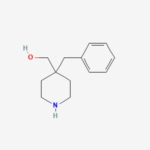 molecular formula C13H19NO B4740616 (4-benzyl-4-piperidinyl)methanol hydrochloride 