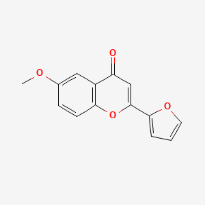 molecular formula C14H10O4 B4740670 2-(2-furyl)-6-methoxy-4H-chromen-4-one 