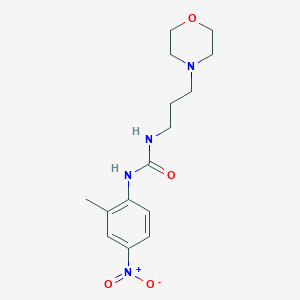 N-(2-methyl-4-nitrophenyl)-N'-[3-(4-morpholinyl)propyl]urea