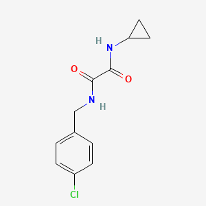 molecular formula C12H13ClN2O2 B4740815 N-(4-chlorobenzyl)-N'-cyclopropylethanediamide 