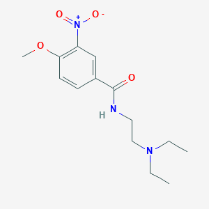 N-[2-(diethylamino)ethyl]-4-methoxy-3-nitrobenzamide