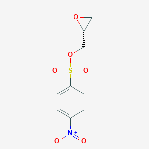 molecular formula C9H9NO6S B047411 (R)-(-)-Glycidyl-4-nitrobenzenesulfonate CAS No. 123750-60-7
