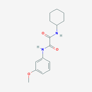 N-cyclohexyl-N'-(3-methoxyphenyl)ethanediamide