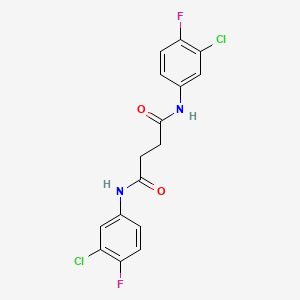 N,N'-bis(3-chloro-4-fluorophenyl)succinamide