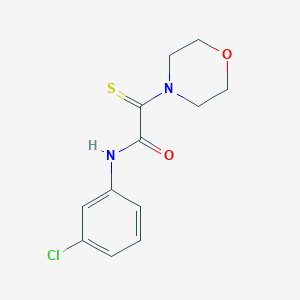 N-(3-chlorophenyl)-2-(4-morpholinyl)-2-thioxoacetamide