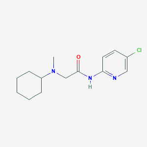 N-(5-chloropyridin-2-yl)-2-[cyclohexyl(methyl)amino]acetamide