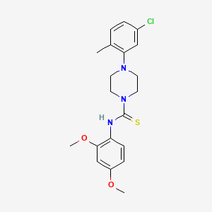 4-(5-chloro-2-methylphenyl)-N-(2,4-dimethoxyphenyl)-1-piperazinecarbothioamide