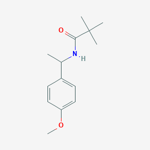 N-[1-(4-methoxyphenyl)ethyl]-2,2-dimethylpropanamide