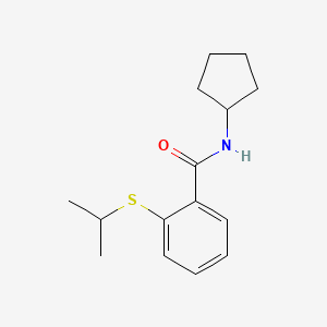 N-cyclopentyl-2-(isopropylthio)benzamide