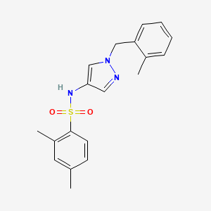 2,4-dimethyl-N~1~-[1-(2-methylbenzyl)-1H-pyrazol-4-yl]-1-benzenesulfonamide