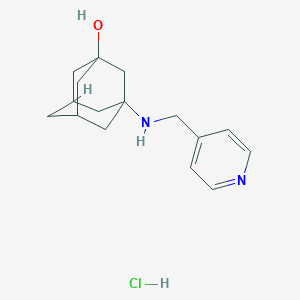 3-[(4-pyridinylmethyl)amino]-1-adamantanol hydrochloride