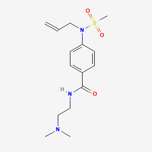 4-[allyl(methylsulfonyl)amino]-N-[2-(dimethylamino)ethyl]benzamide