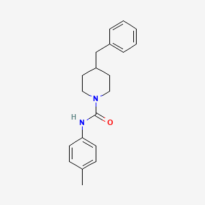 4-benzyl-N-(4-methylphenyl)-1-piperidinecarboxamide