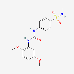 4-({[(2,5-dimethoxyphenyl)amino]carbonyl}amino)-N-methylbenzenesulfonamide