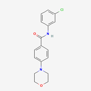 N-(3-chlorophenyl)-4-(4-morpholinyl)benzamide