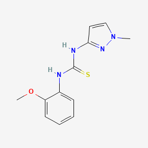 N-(2-methoxyphenyl)-N'-(1-methyl-1H-pyrazol-3-yl)thiourea