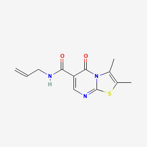 N-allyl-2,3-dimethyl-5-oxo-5H-[1,3]thiazolo[3,2-a]pyrimidine-6-carboxamide