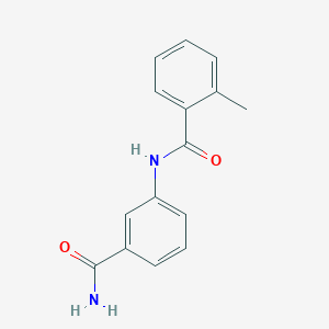 N-[3-(aminocarbonyl)phenyl]-2-methylbenzamide