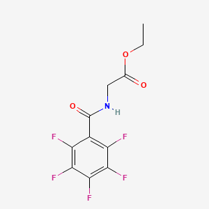 Ethyl 2-[(2,3,4,5,6-pentafluorobenzoyl)amino]acetate