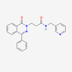 3-(1-oxo-4-phenyl-2(1H)-phthalazinyl)-N-(3-pyridinylmethyl)propanamide